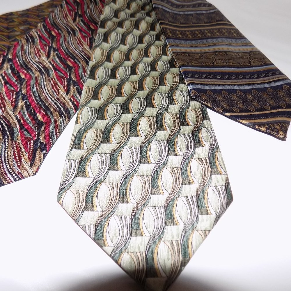 J. Garcia / Cocktail Colors Men's Ties Lot of 4 - Picture 4 of 6